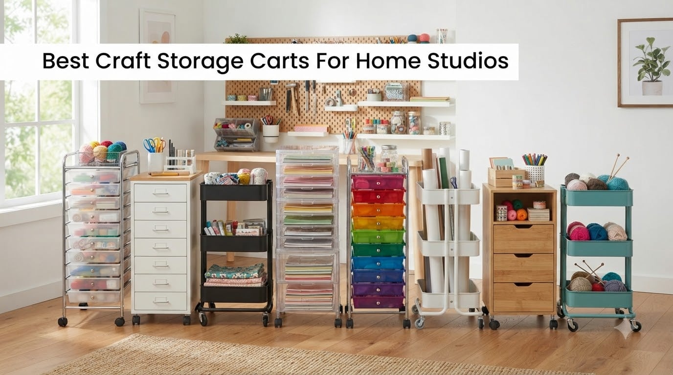 Best Craft Storage Carts For Home Studios