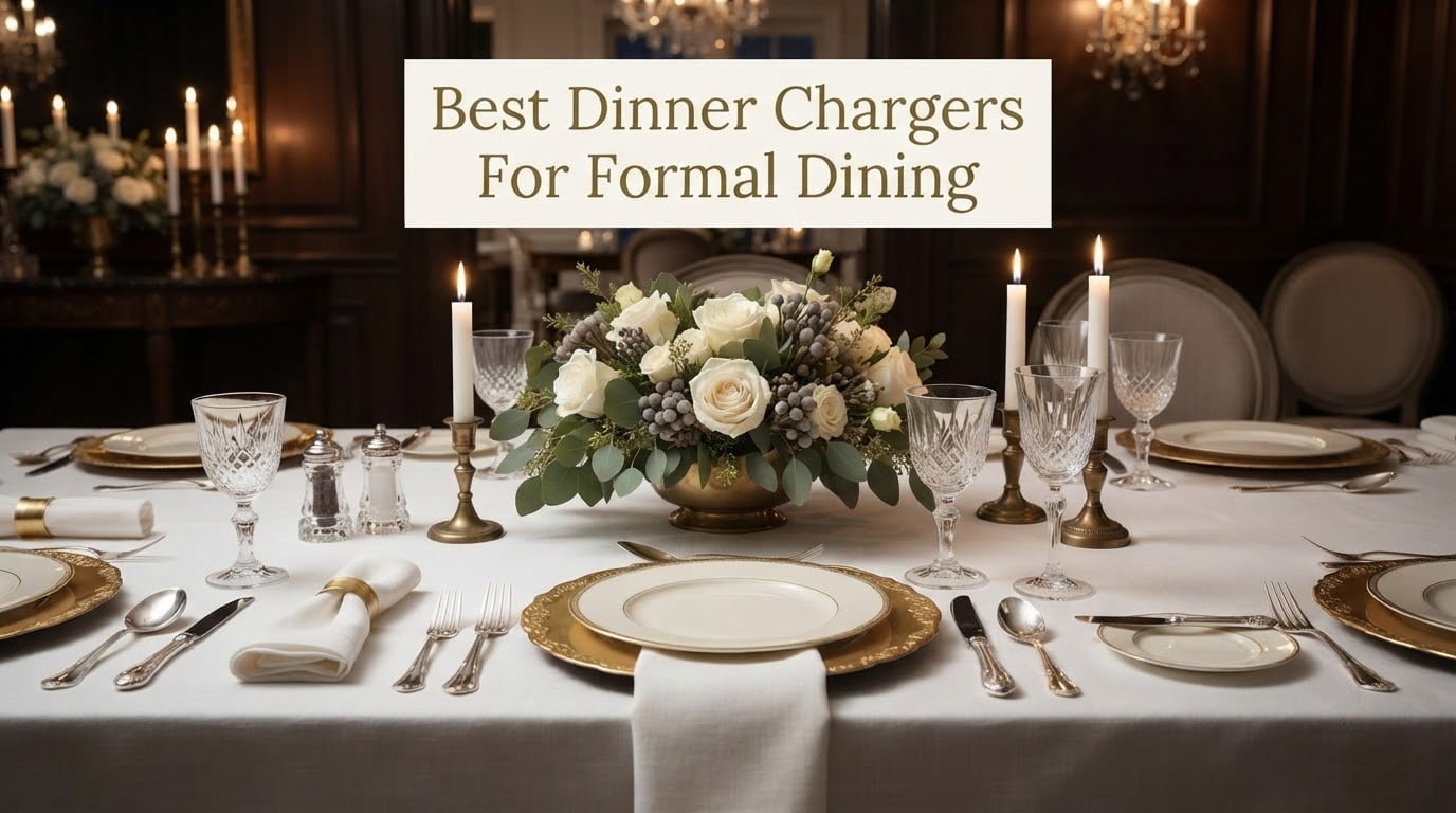 Best Dinner Chargers For Formal Dining
