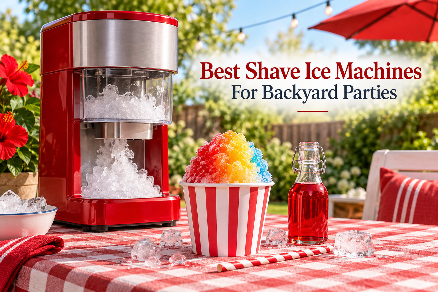 Best Shave Ice Machines For Backyard Parties