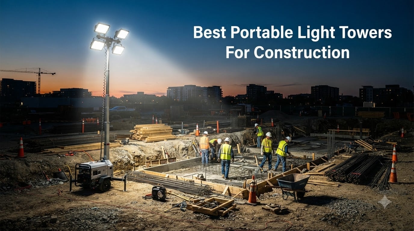 Best Portable Light Towers For Construction