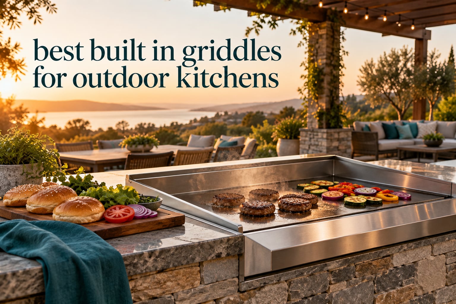 best built in griddles for outdoor kitchens