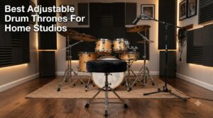 Best Adjustable Drum Thrones For Home Studios