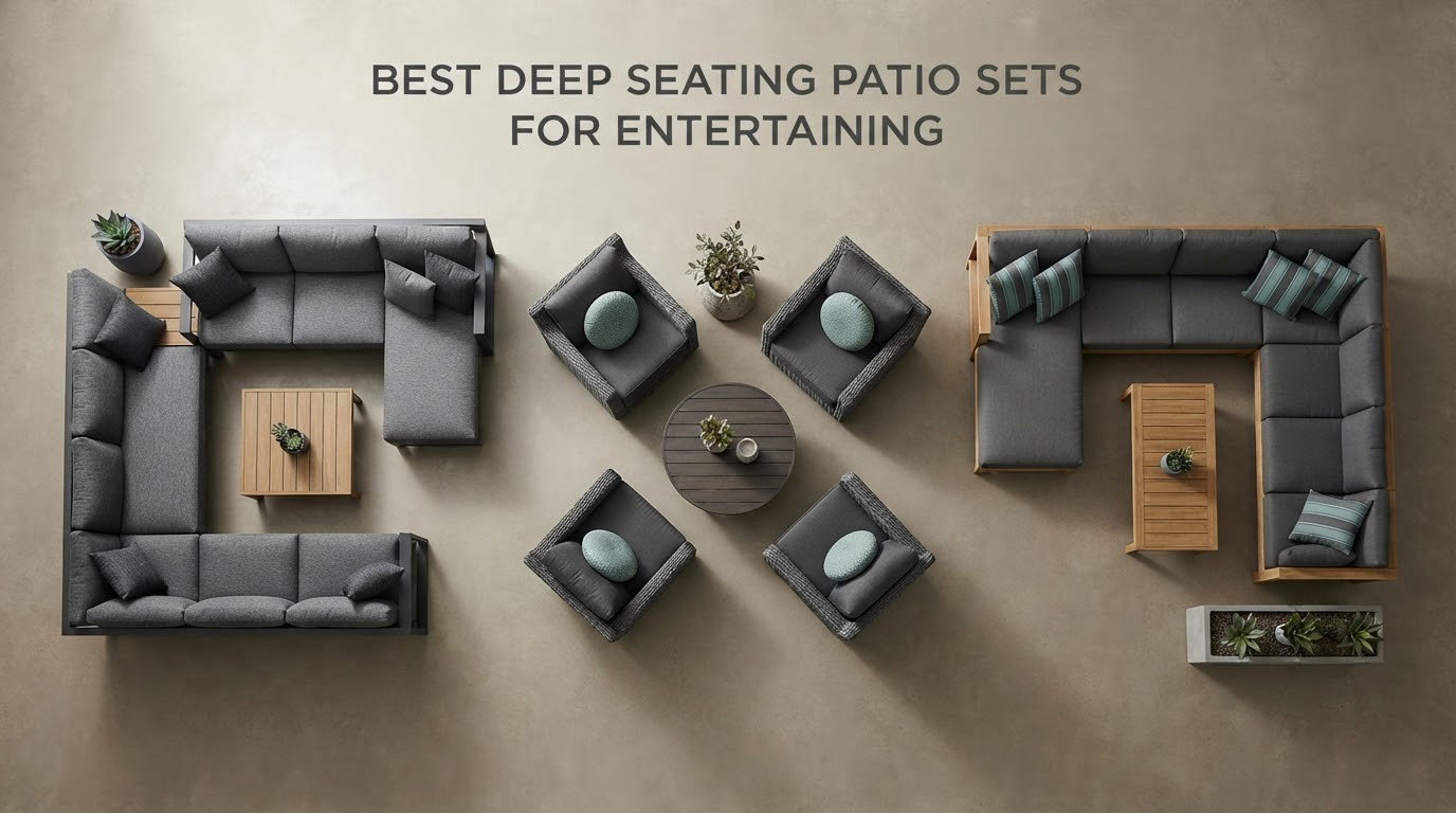 best deep seating patio sets for entertaining