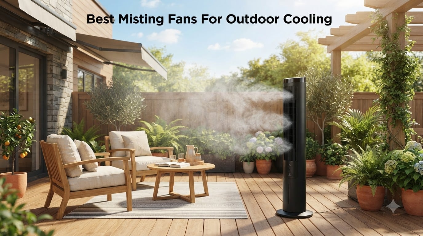 Best Misting Fans For Outdoor Cooling