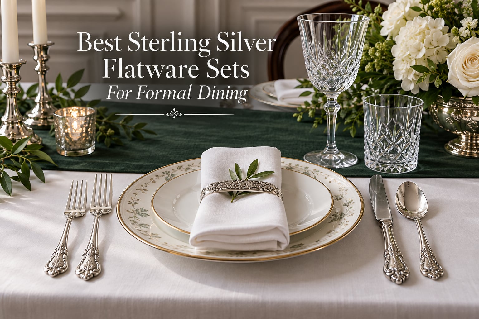 Best Sterling Silver Flatware Sets For Formal Dining