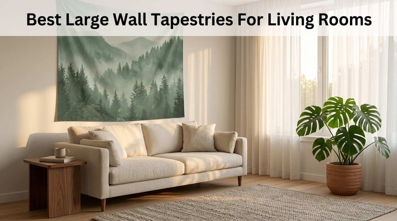 Best Large Wall Tapestries For Living Rooms