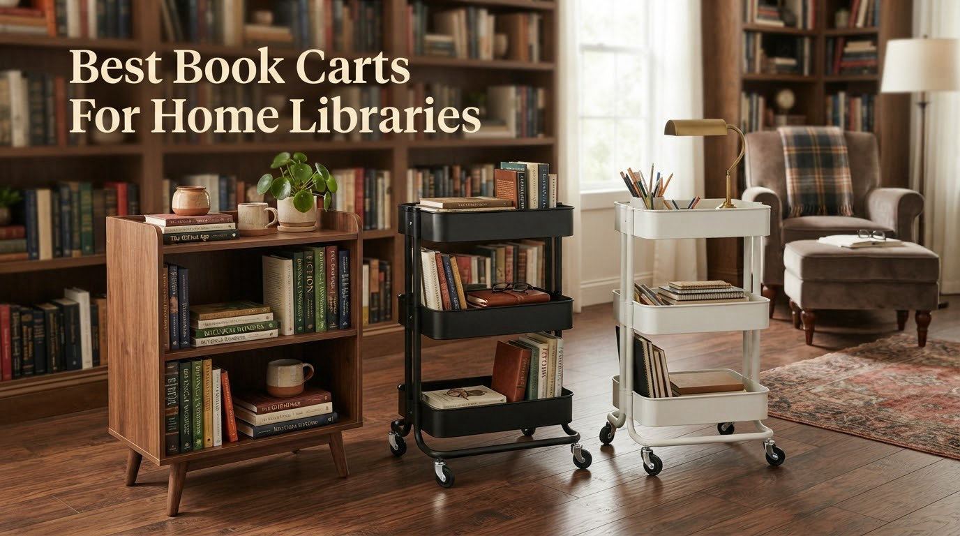 Best Book Carts For Home Libraries