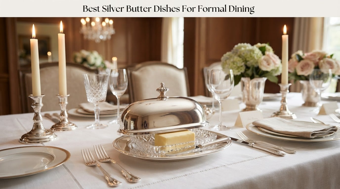 Best Silver Butter Dishes For Formal Dining