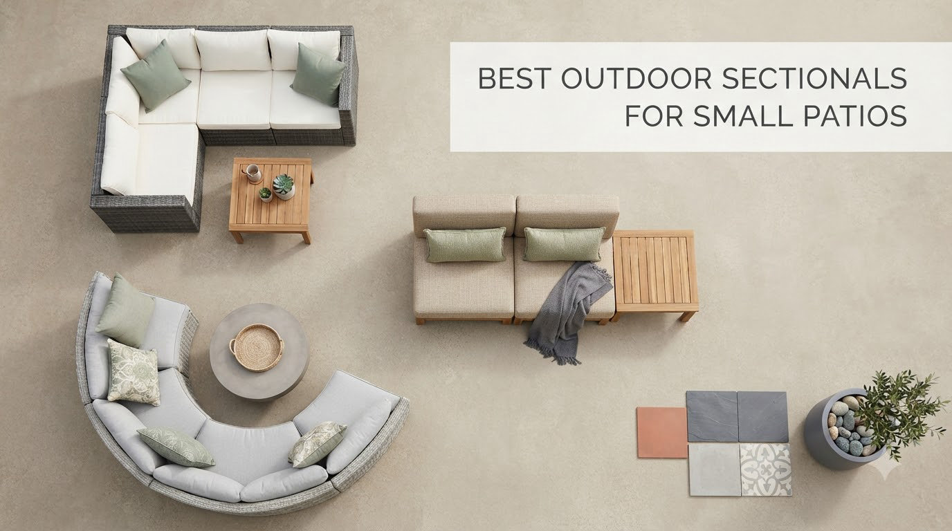 best outdoor sectionals for small patios