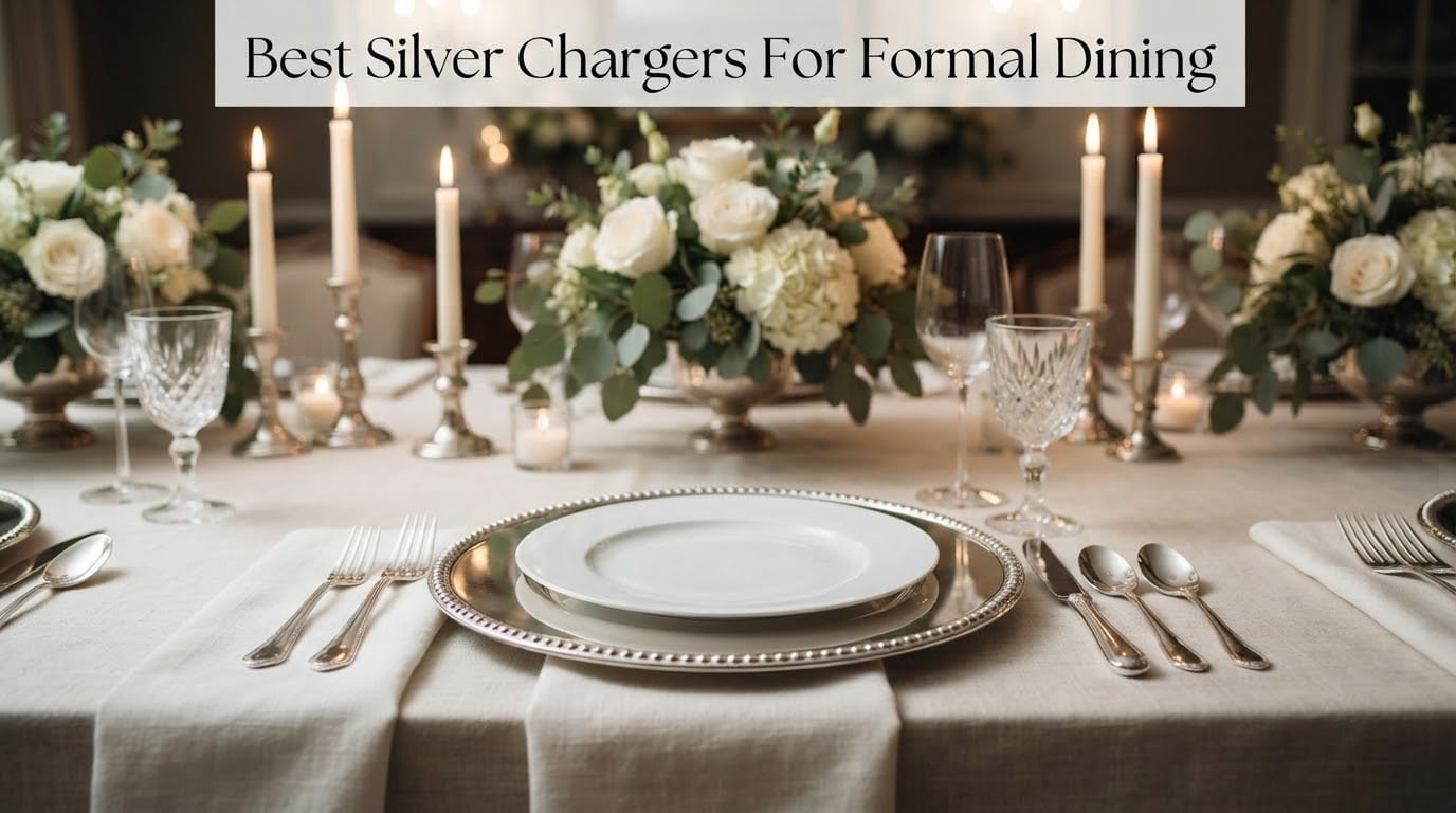 Best Silver Chargers For Formal Dining