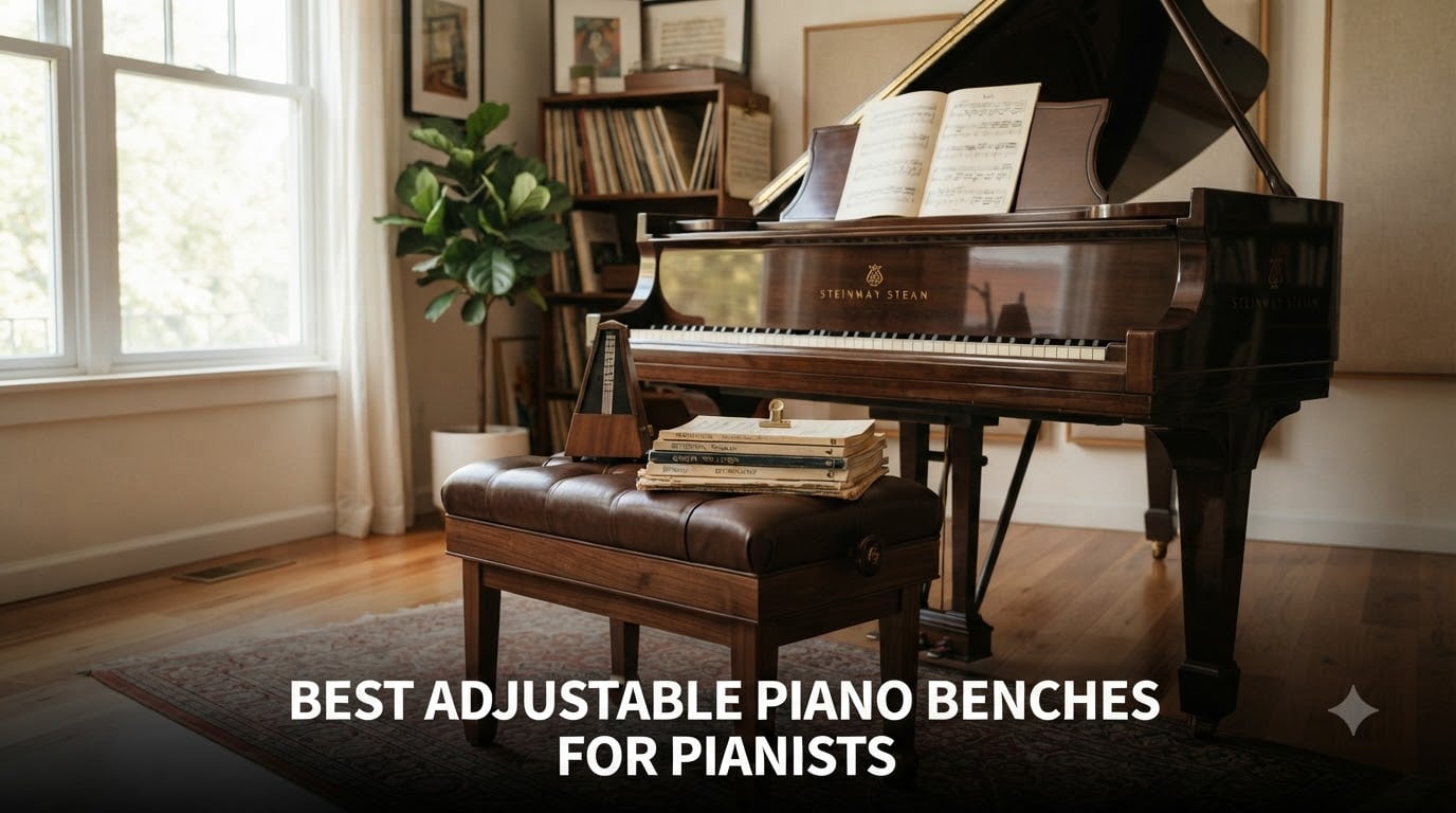 Best Adjustable Piano Benches For Pianists