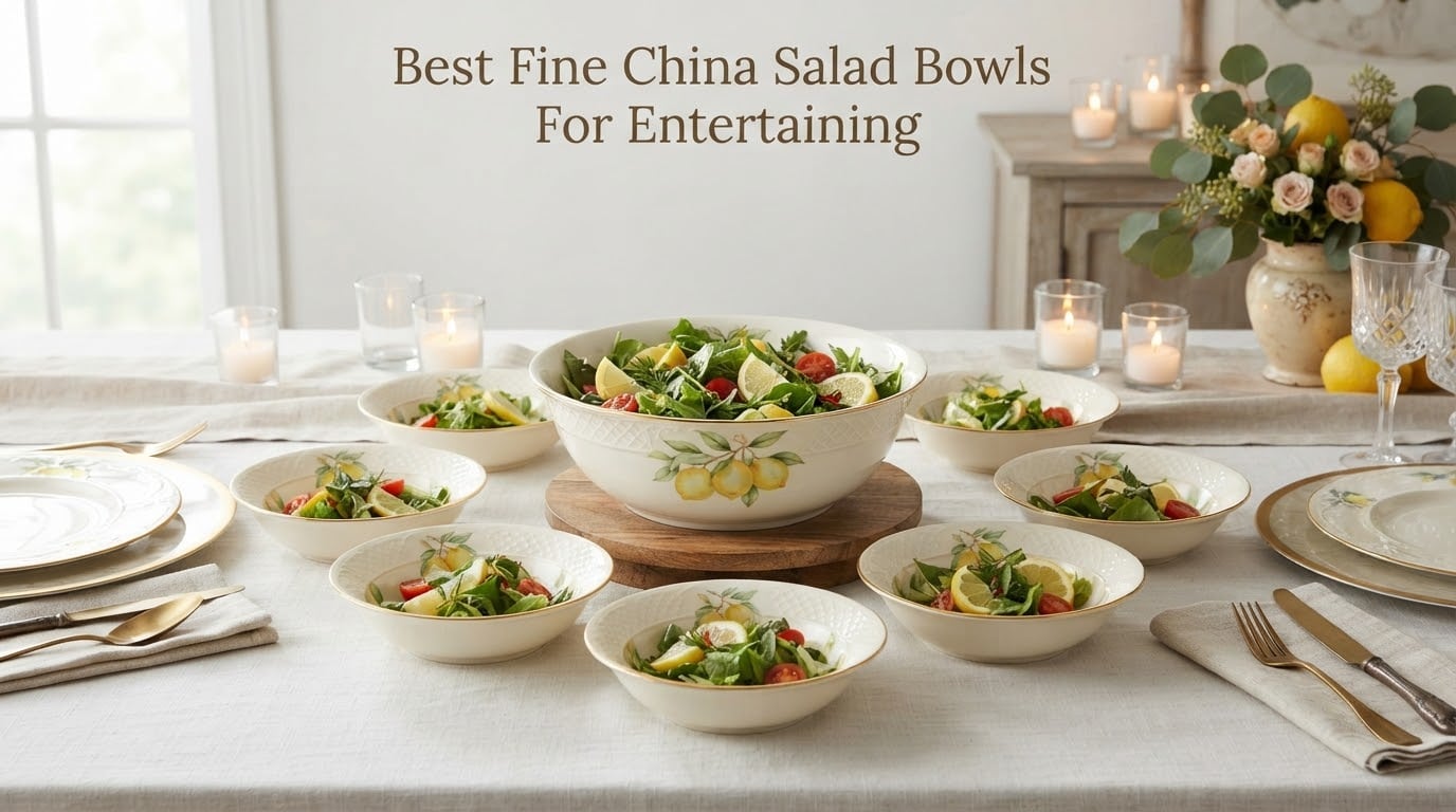 Best Fine China Salad Bowls For Entertaining