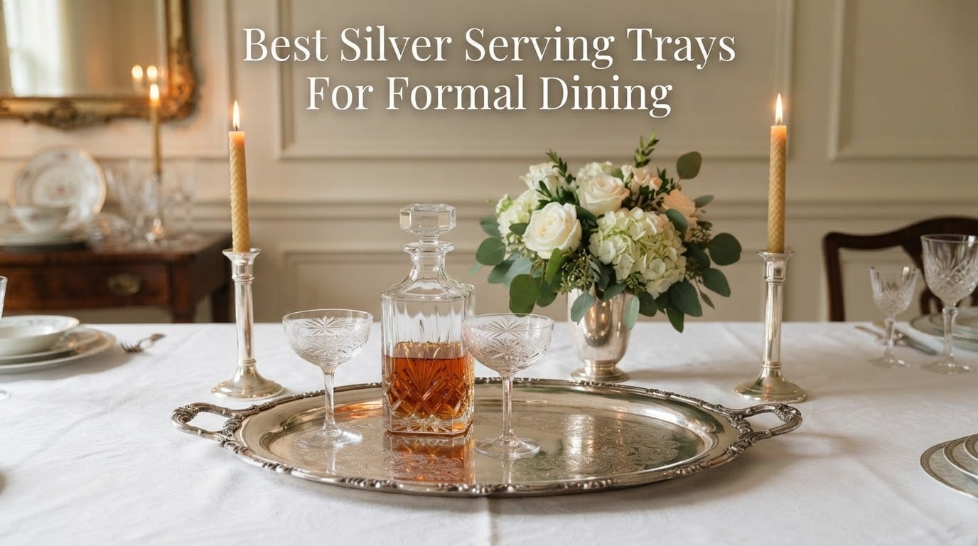 Best Silver Serving Trays For Formal Dining