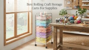 Best Rolling Craft Storage Carts For Supplies