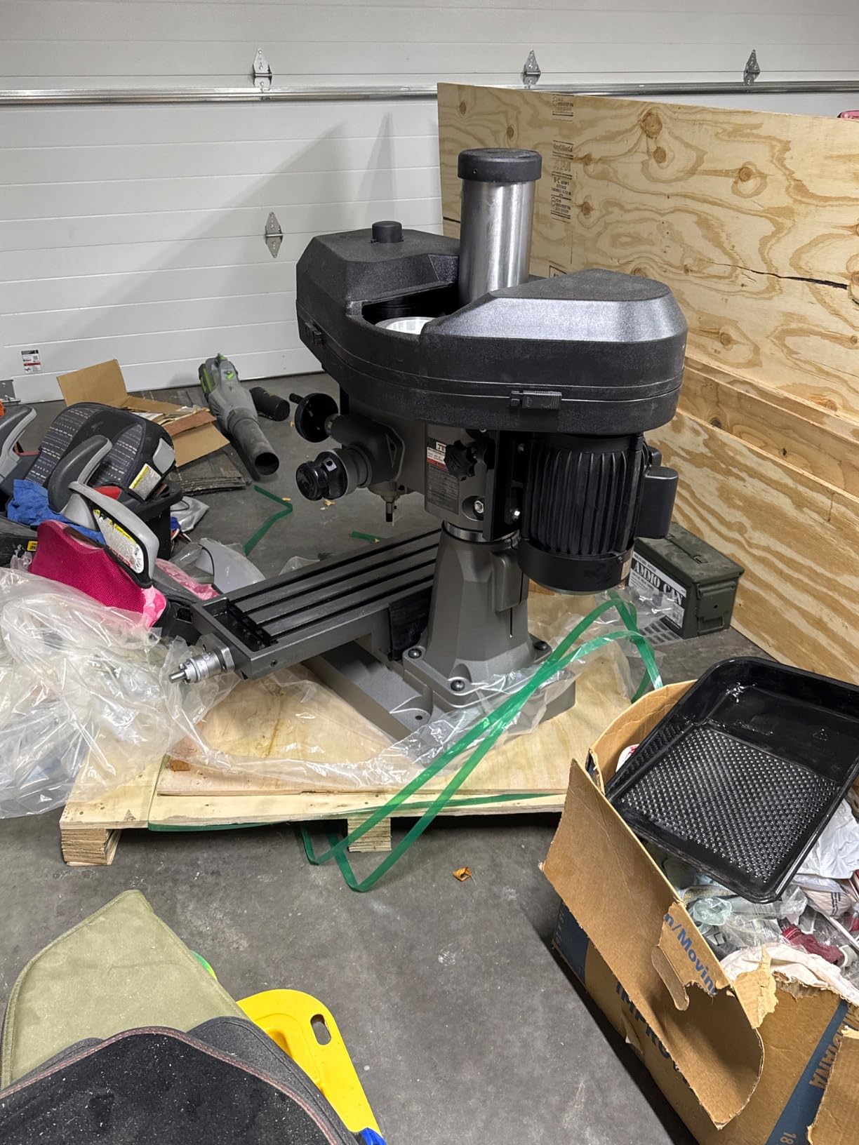 JET 18-Inch Mill Drill Machine, 2 HP, 115/230V, Cast-Iron Column customer photo 1