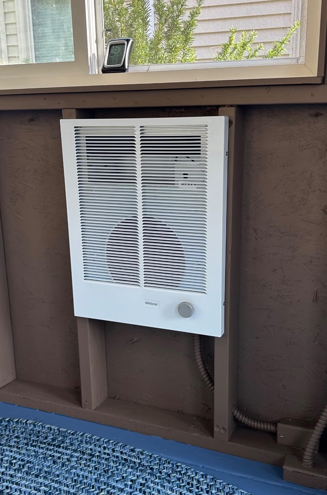 Broan-NuTone 198 High Capacity Wall Heater, White Painted Grille, 4000/2000 Watt 240 VAC, customer photo 1