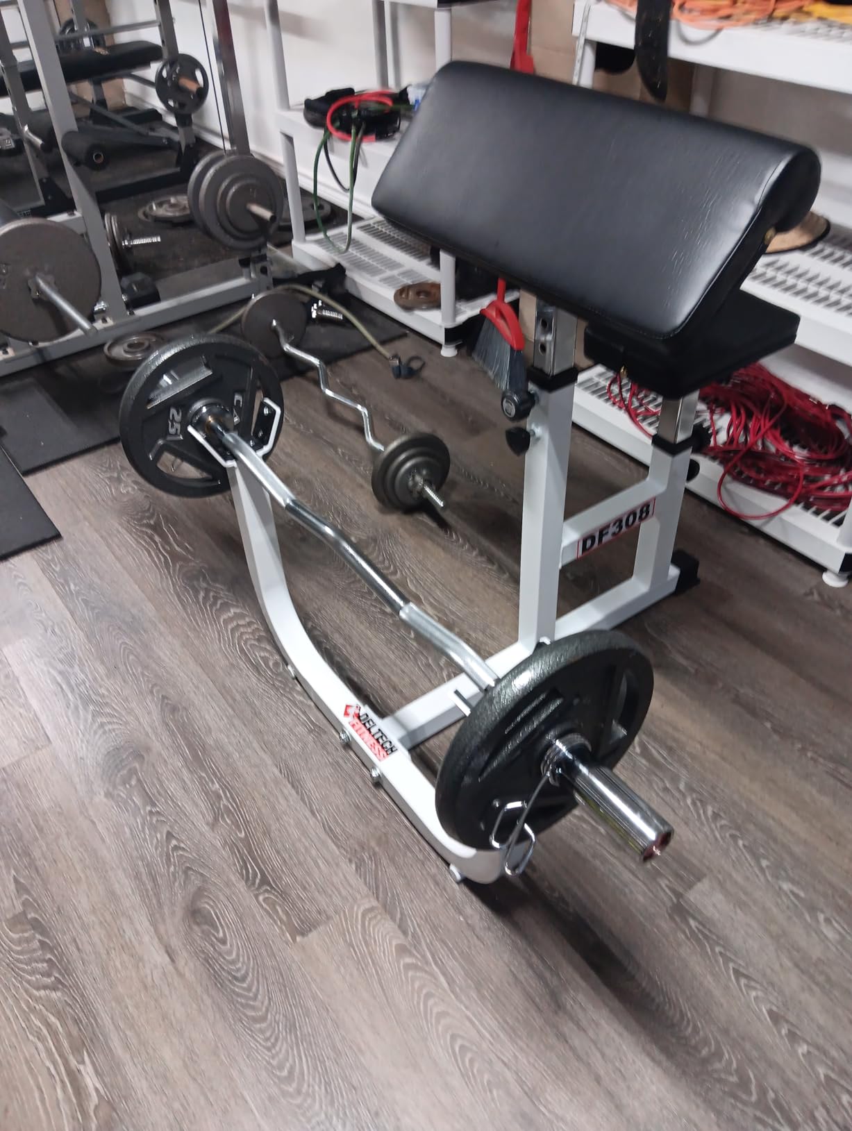 DF308 Preacher Curl Bench by Deltech Fitness customer photo 2