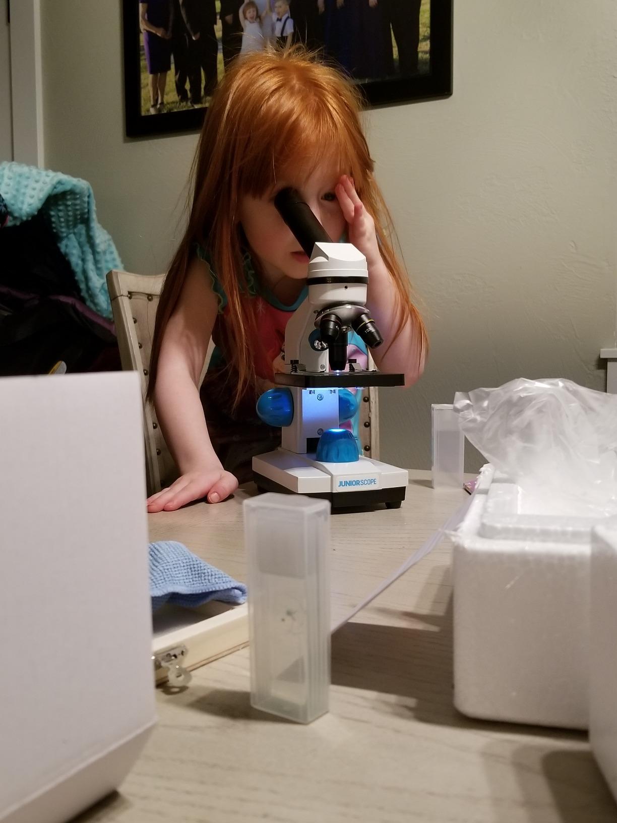 Omano Juniorscope Microscope for Kids – Microscope Kit for Kids 8+ for Science Microscope Experiments – Kids Microscope Kit that Encourage STEM Exploration – Beginner Microscope for Kids 8+ customer photo 2