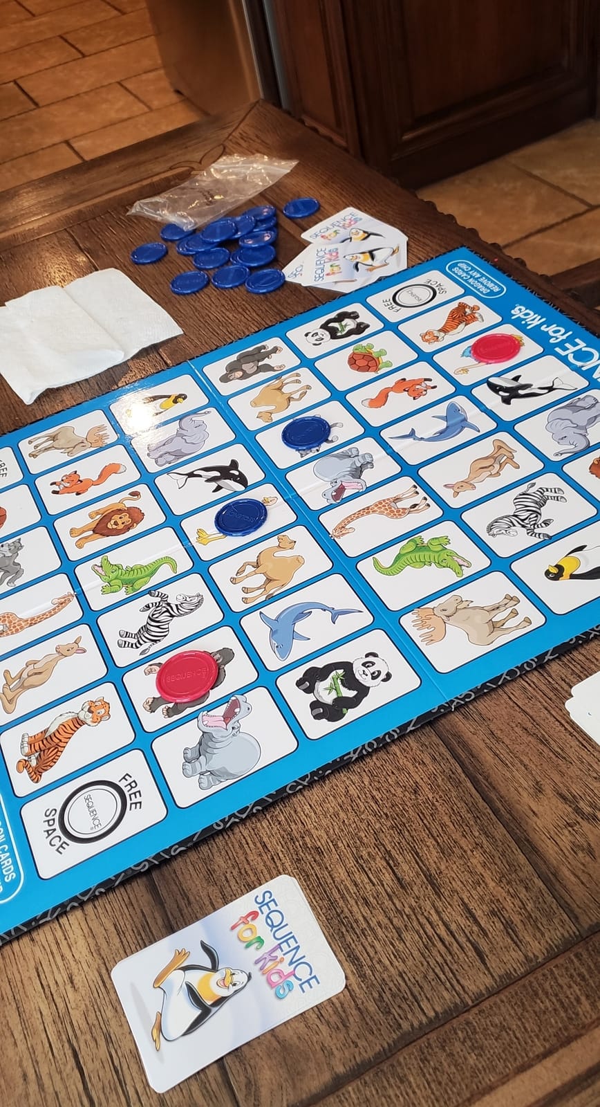Jax SEQUENCE for Kids -- The 'No Reading Required' Strategy Game by Jax and Goliath, Multi Color, 11 inches (2-4 players) (Packaging May Vary) customer photo 1