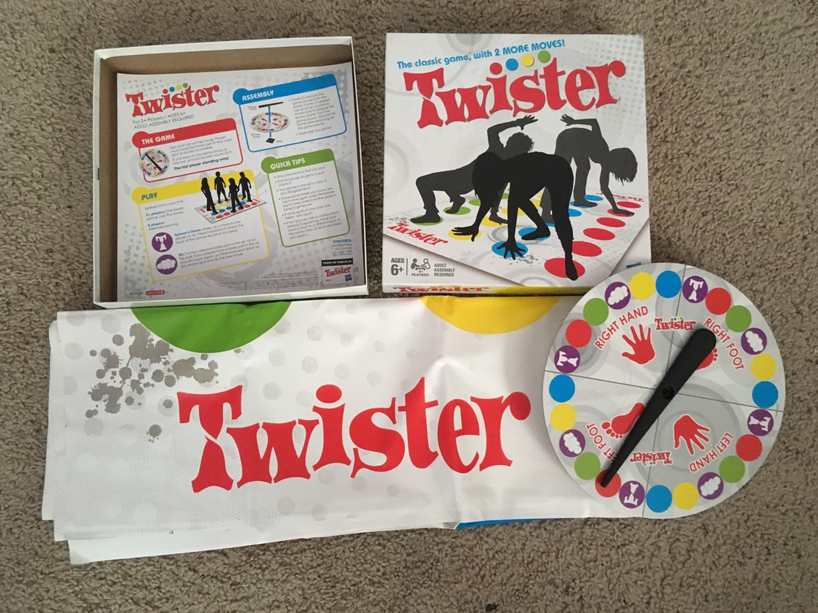 Hasbro Twister Party Classic Board Game for 2 or More Players,Indoor and Outdoor Game for Kids 6 and Up,Packaging May Vary customer photo 1