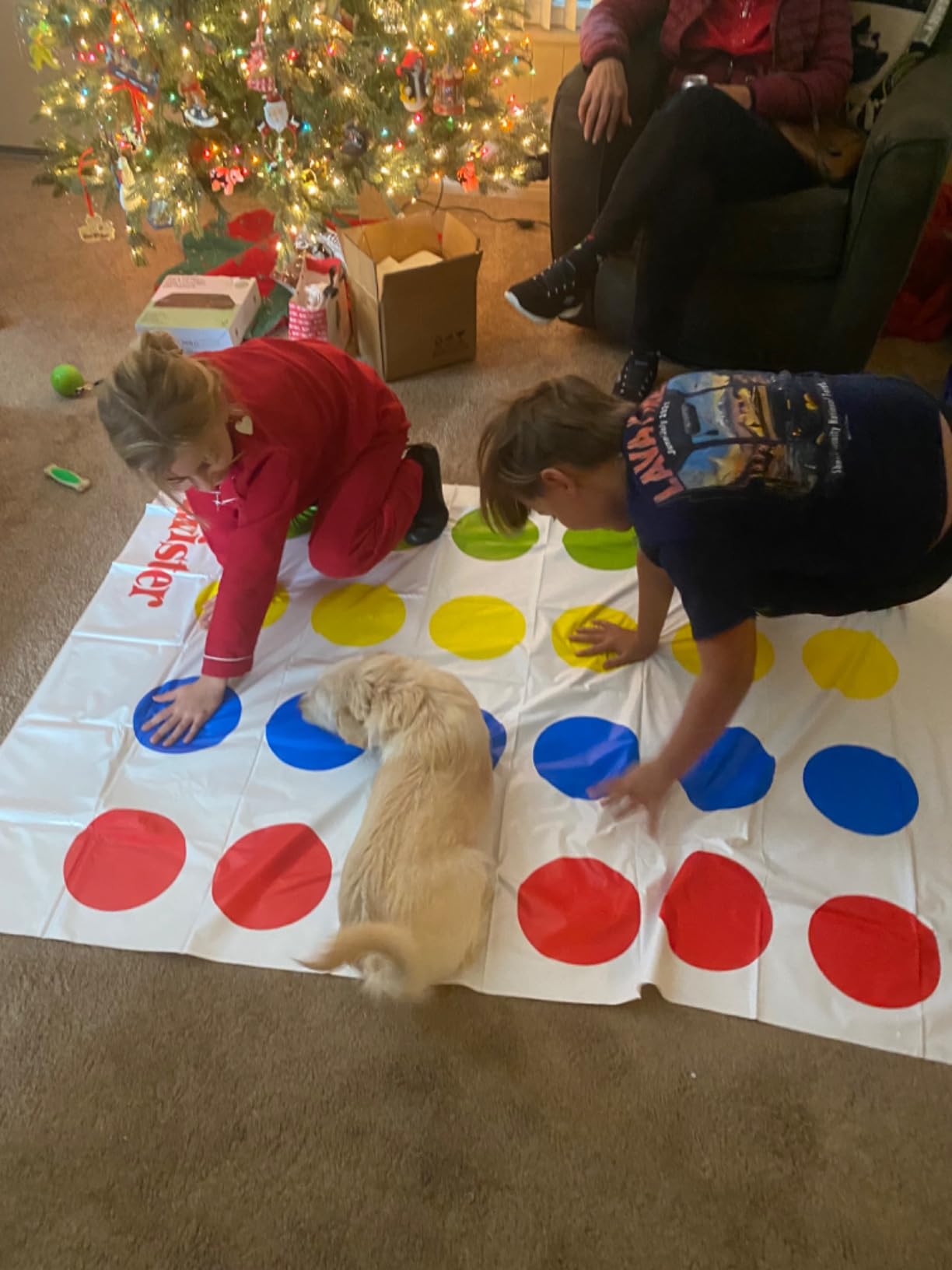 Hasbro Twister Party Classic Board Game for 2 or More Players,Indoor and Outdoor Game for Kids 6 and Up,Packaging May Vary customer photo 2