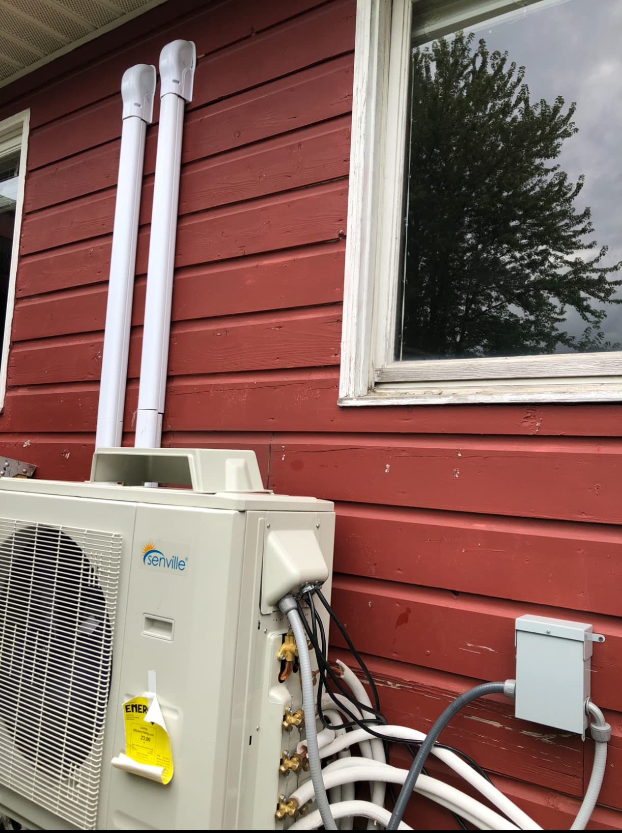 Senville Mini Split AC/Heating System, 4 Zone, White, 36000 BTU customer photo 2