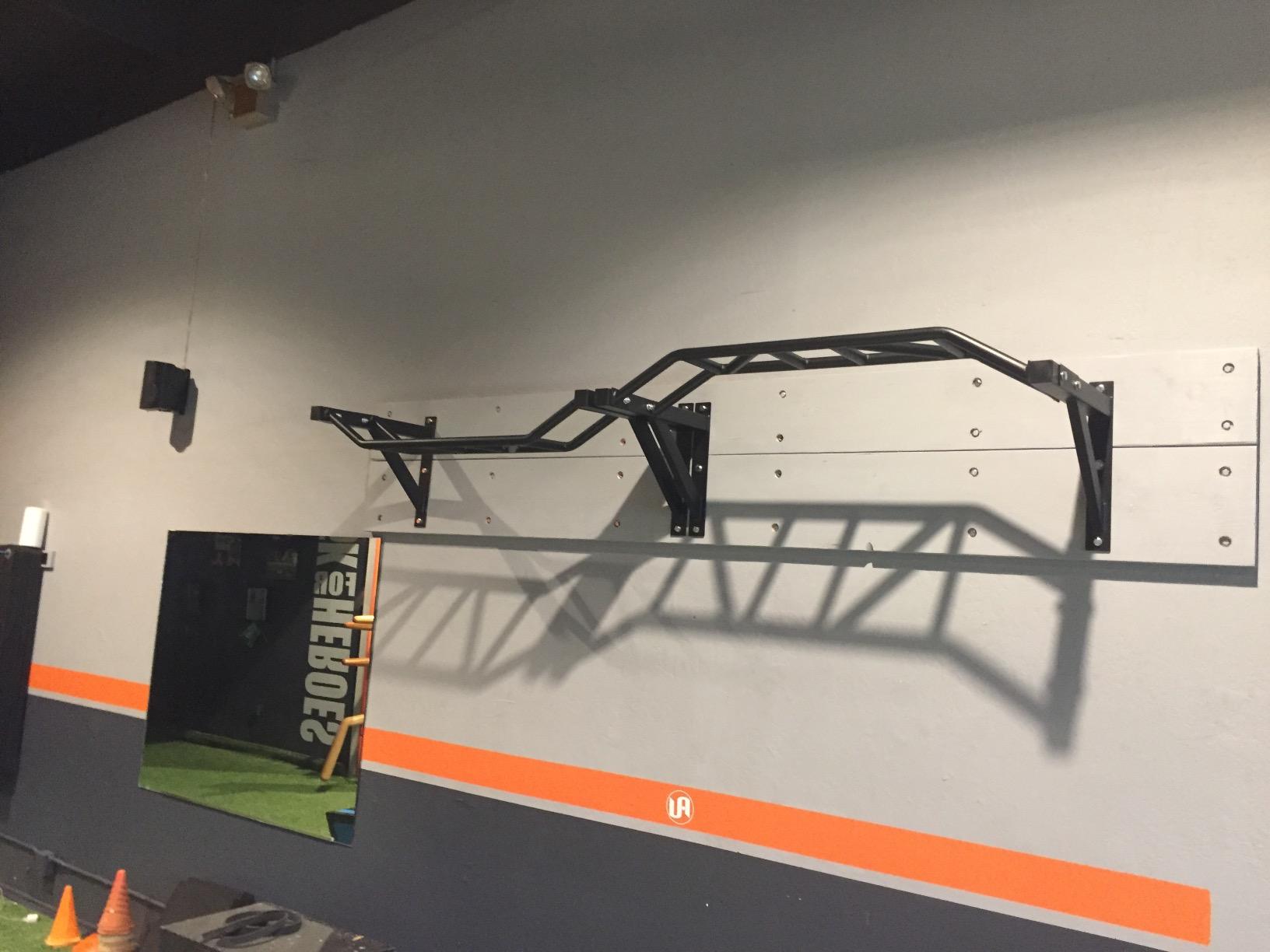 Gronk Fitness Wall Mounted Pull Up Bar | Chin Up Bar | Multi Grip Pull Up Station | Perfect for Commercial and Garage Gym customer photo 1