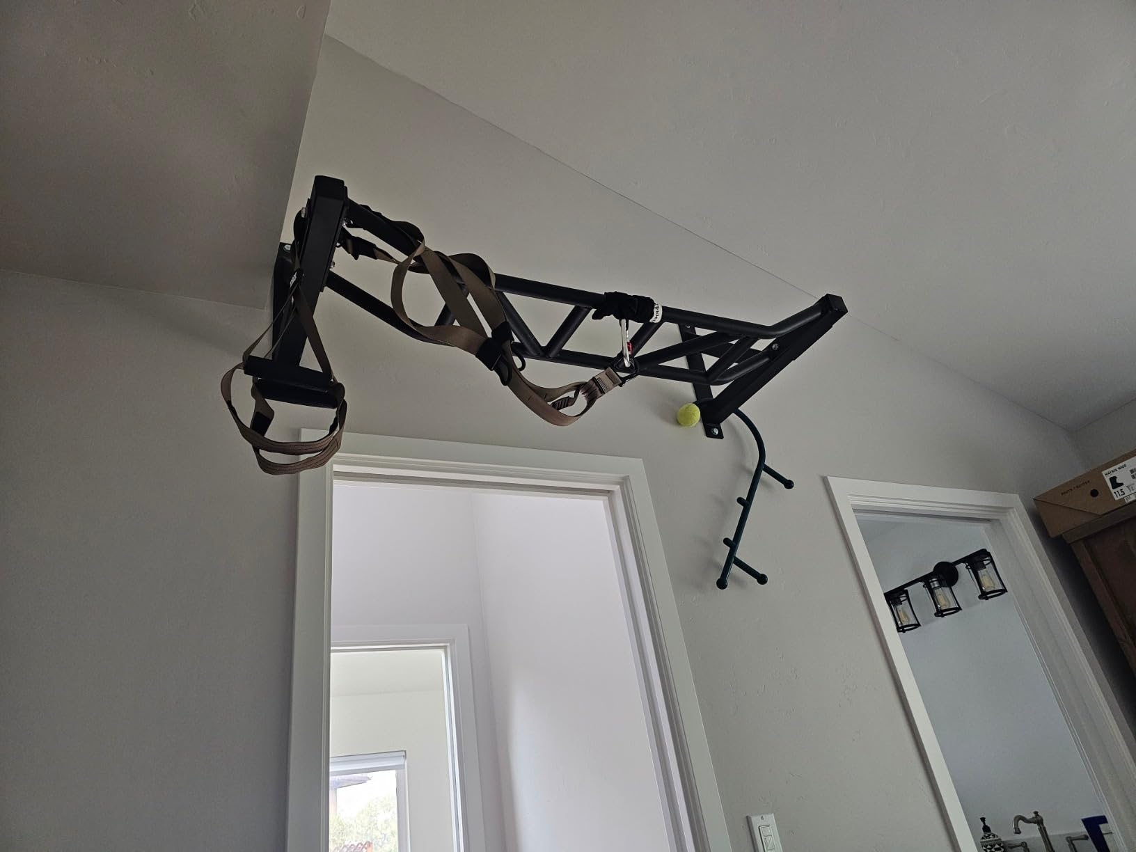 Gronk Fitness Wall Mounted Pull Up Bar | Chin Up Bar | Multi Grip Pull Up Station | Perfect for Commercial and Garage Gym customer photo 2