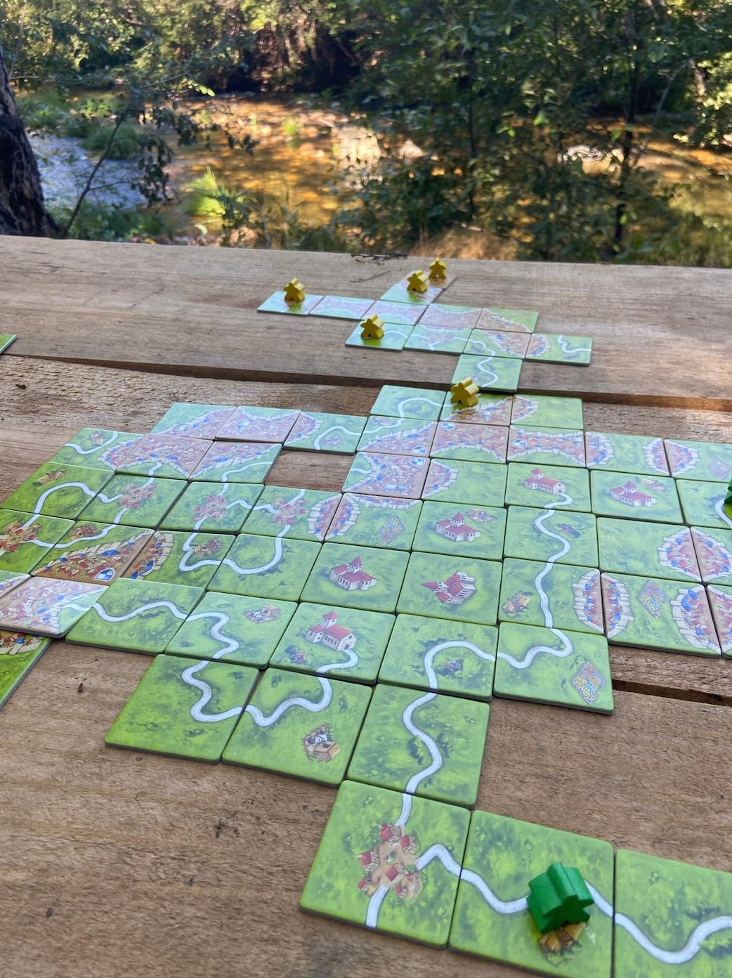 Carcassonne Tile Placement Strategy Board Game, 2-5 Players, 35 Min customer photo 2