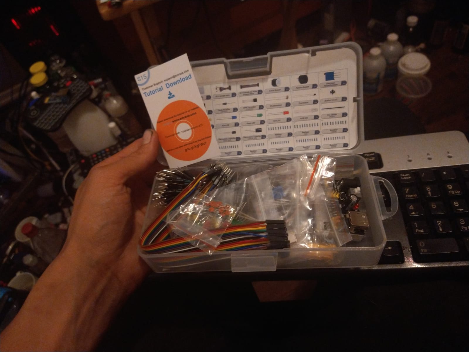 Smraza 298 Pieces Electronics Starter Kit with Breadboard for Arduino customer photo 1