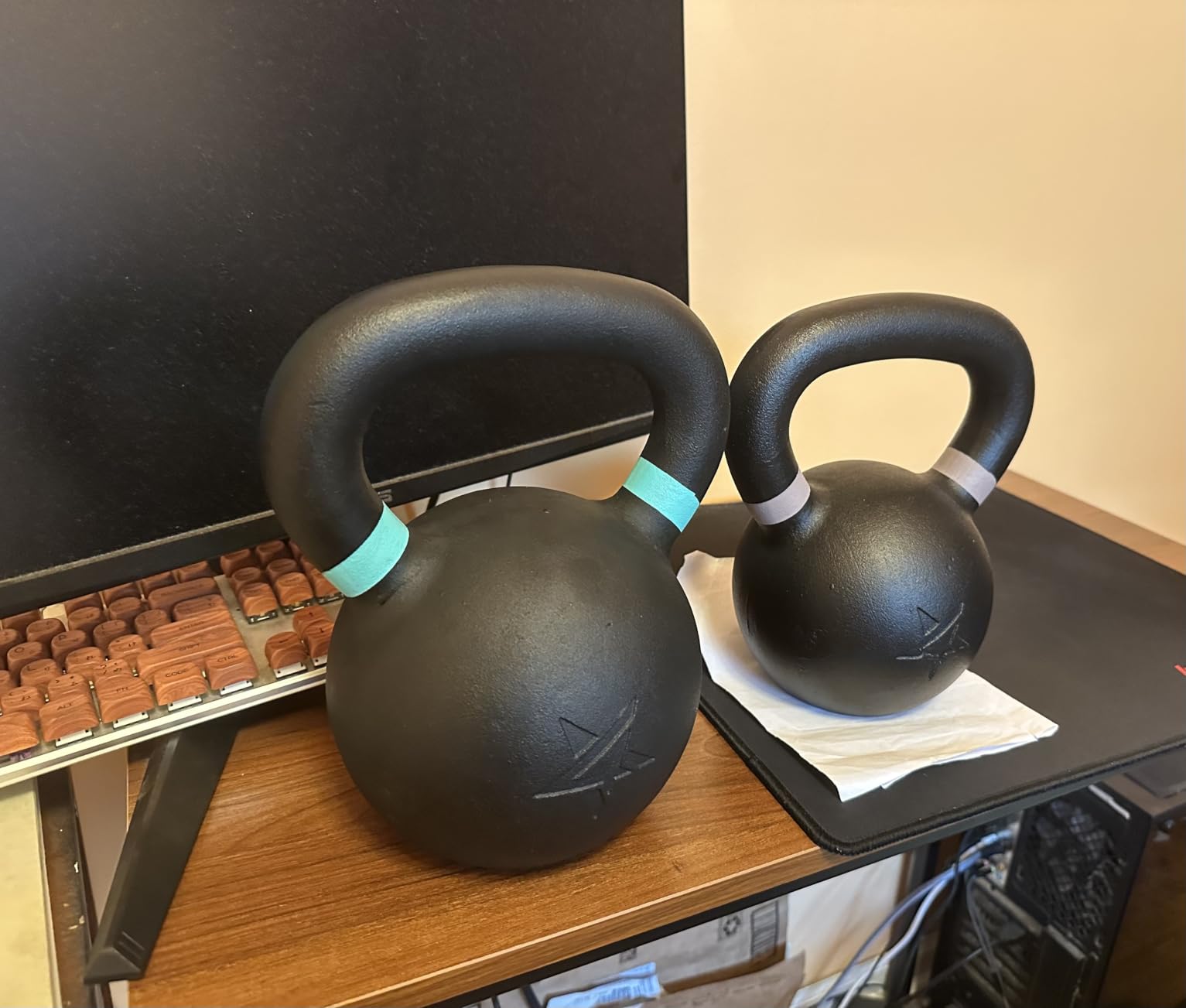 Yes4All Powder Coated Kettlebell, 9–88 lb Cast Iron Weights customer photo 1
