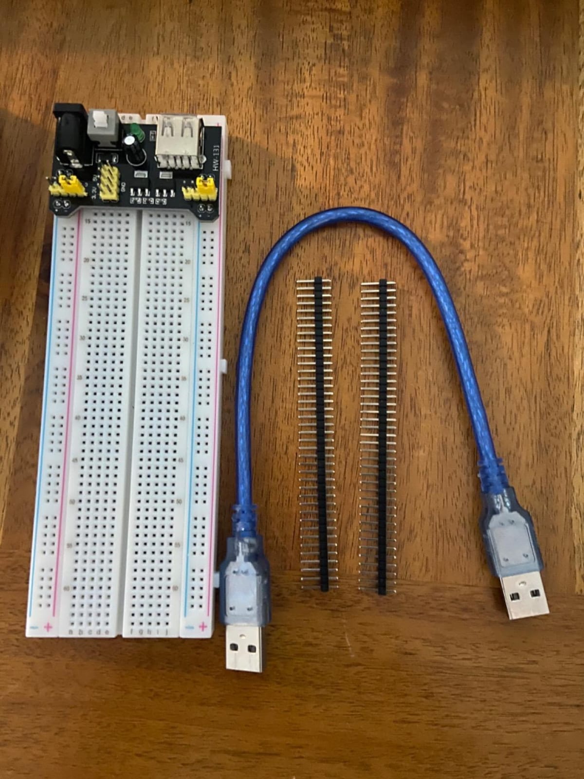 REXQualis Electronics Component Fun Kit w/Power Supply Module, Jumper Wire, 830 tie-Points Breadboard, Precision Potentiometer,Resistor Compatible with Arduino, Raspberry Pi, STM32 customer photo 2