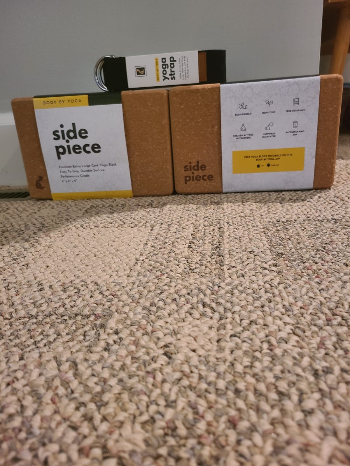 Cork Yoga Blocks 2 Pack – Premium Cork Grain, Highly Stable, Chip Resistant customer photo 2
