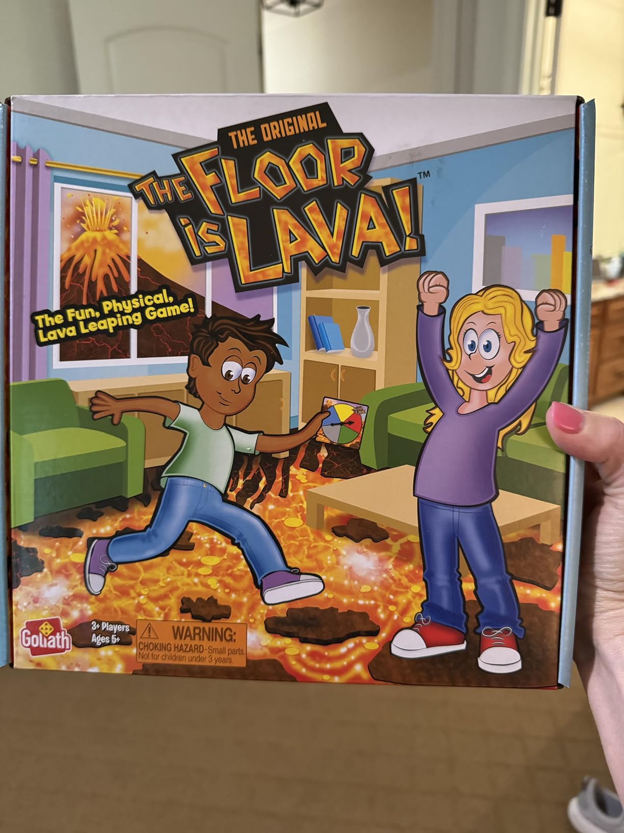 Goliath The Original The Floor is Lava! Game by Endless Games - Interactive Game For Kids And Adults - Promotes Physical Activity - Indoor And Outdoor Safe - Classic Edition customer photo 1