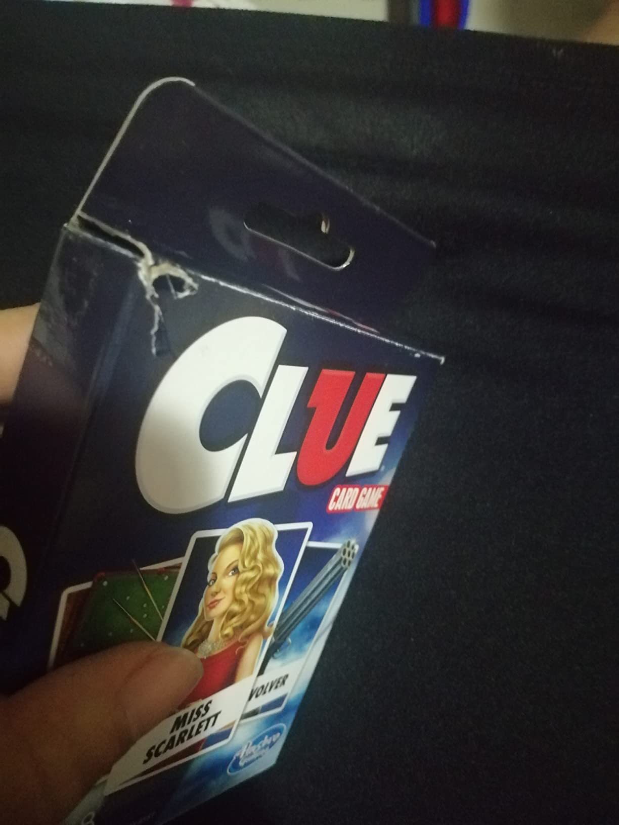 Hasbro Gaming Clue Card Game, 3-4 Player Strategy Game, Fun Summer Activities, Vacation Travel Essentials, Ages 8+ customer photo 2