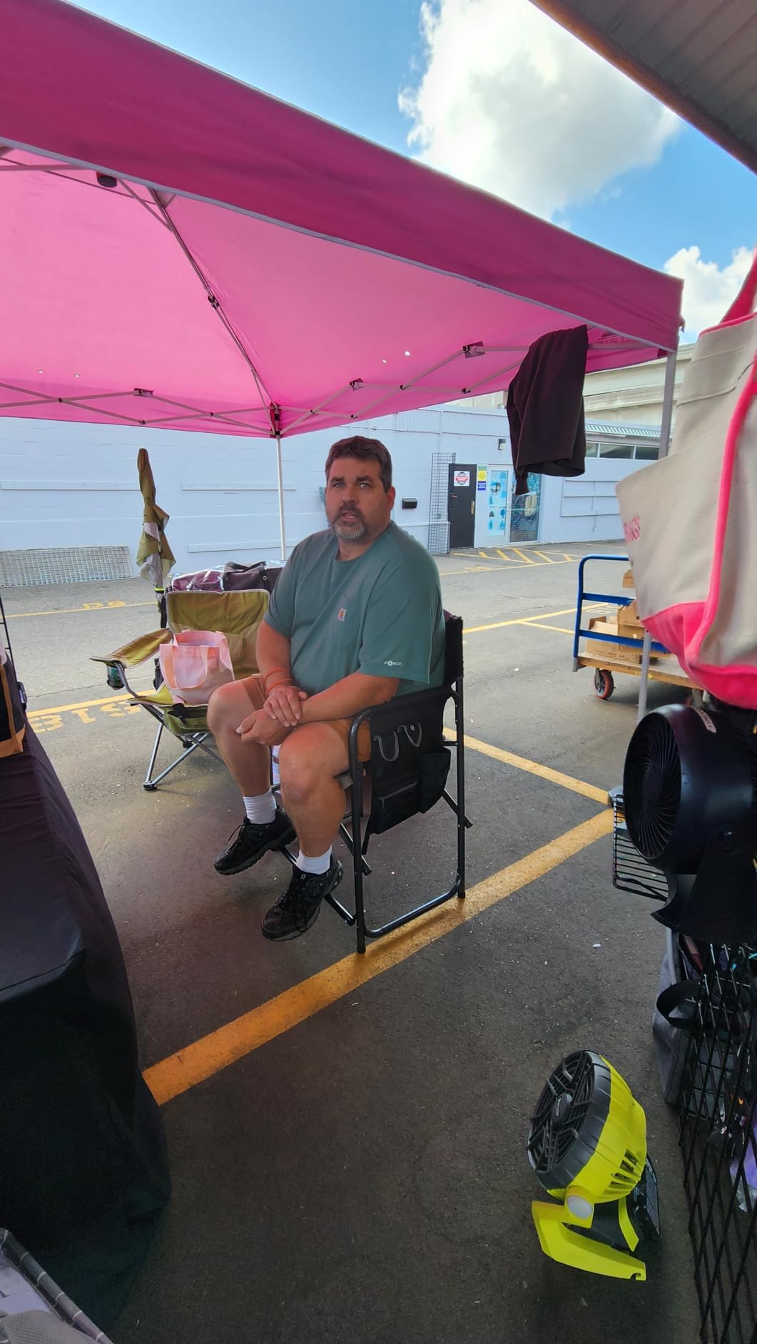 EAGLE PEAK 10x10 Pop Up Canopy Tent Easy Up Canopy Outdoor, White customer photo 1