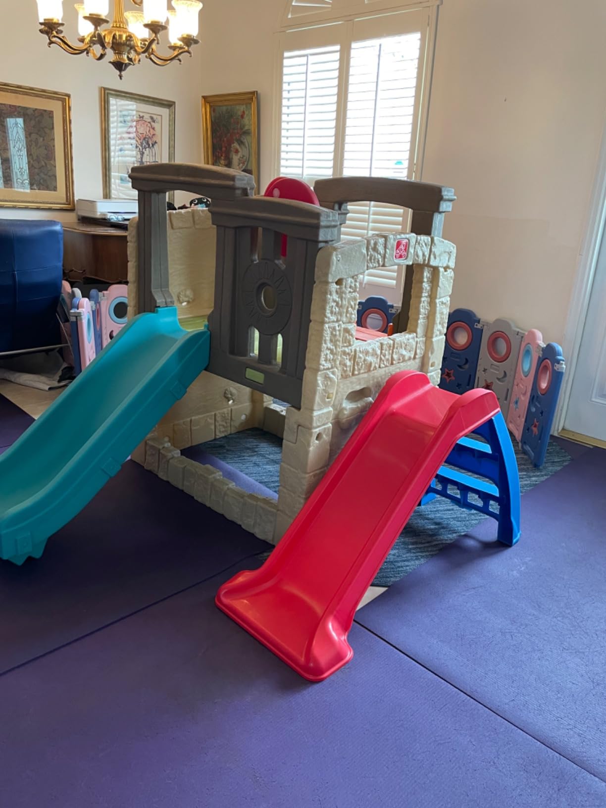 Step2 Woodland Climber II Kids Playset, Ages 2 –6 Years Old, Toddler Slide and Climbing Wall, Outdoor Playground for Backyard, Sturdy Plastic Frame, Easy Set Up customer photo 2