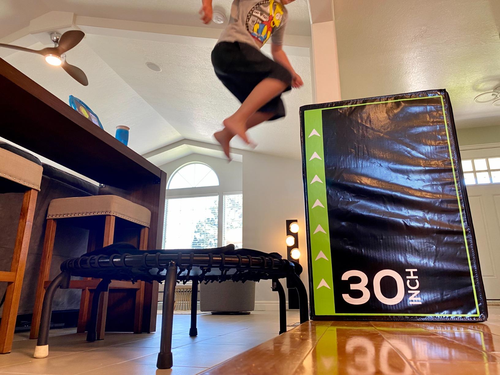 BalanceFrom 3-in-1 Foam Plyometric Jump Box for Home Gym, Multiple Heights. customer photo 2