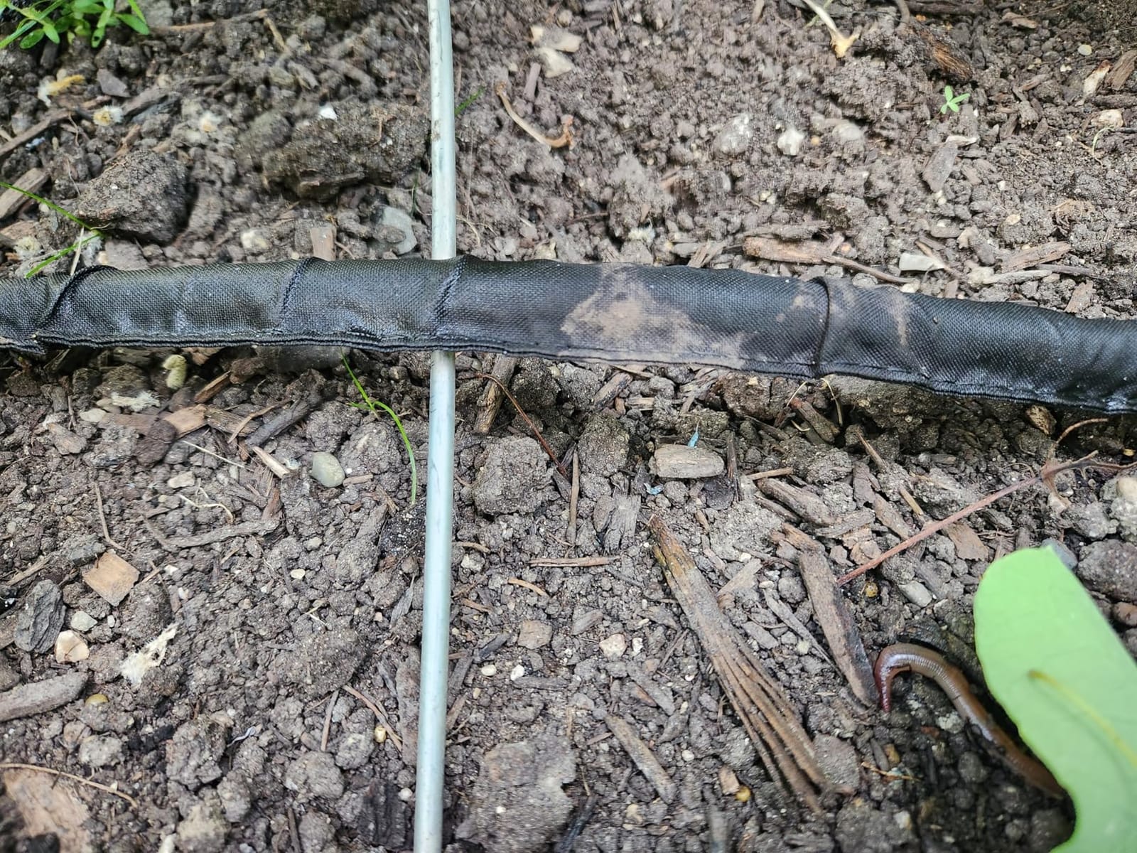 Rocky Mountain Goods 50 Foot Flat Weeper Soaker Hose - Drip Irrigation - Double Layer Design - Saves 70% Water - Consistent Drip Entire Length of Hose - Includes 3 Pressure Reducing Discs customer photo 2