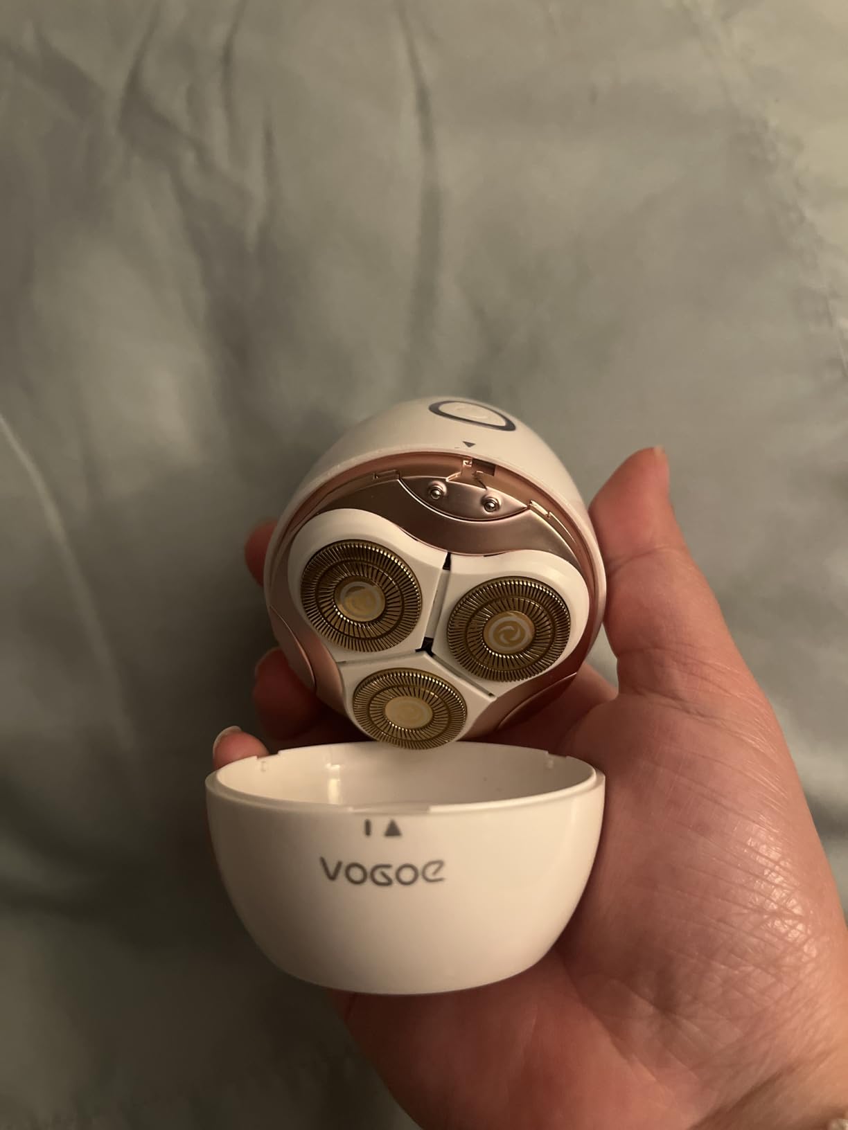 VOGOE Electric Shaver for Women, 3D Floating Blade Rotary Razor, ES300 customer photo 1