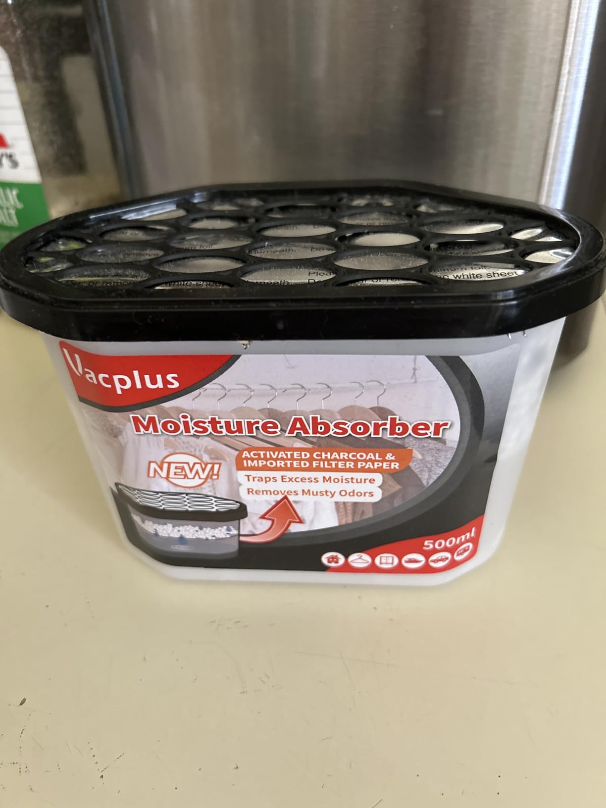Vacplus Moisture Absorber, 10.5 OZ, Strong Absorption, Fragrance Free customer photo 2