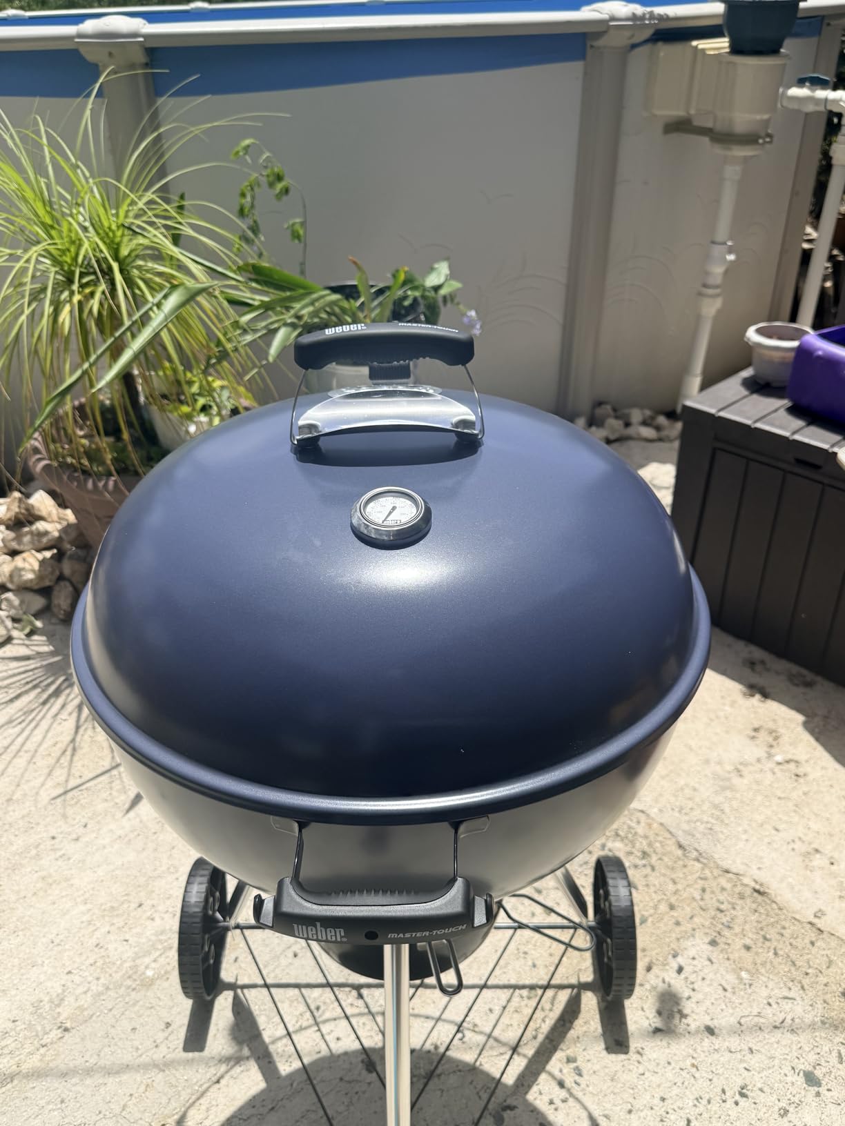 Weber® Master-Touch Charcoal Grill, 22-Inch, Deep Ocean Blue customer photo 1