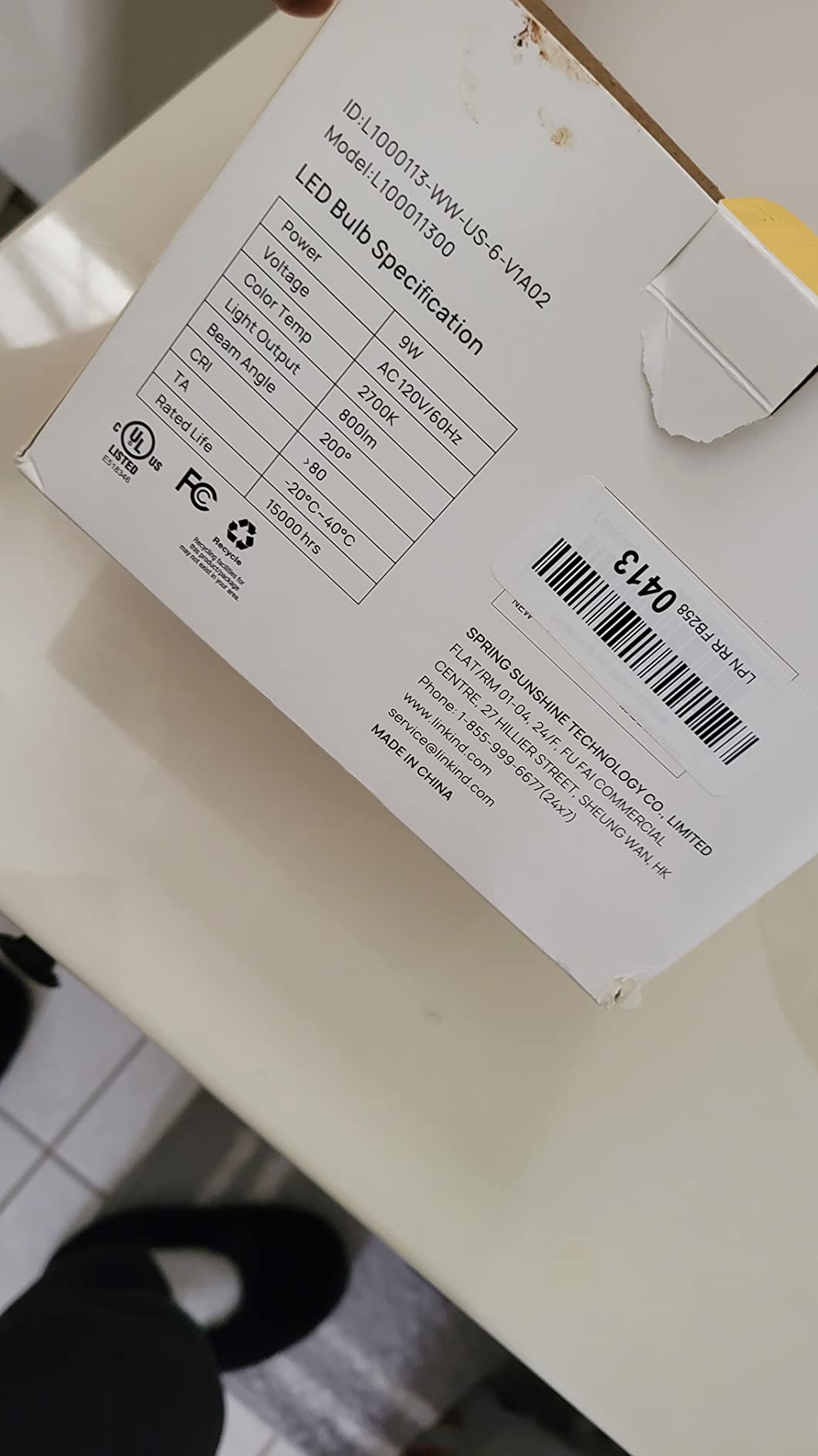 Linkind A19 LED Light Bulbs Dimmable, 40 Watt Equivalent, E26 Base, 2700K Soft White, 5W 450 Lumens CRI80+, 120V, UL Listed FCC Certified, LED Lights for Bedroom Living Room Home Office, 6 Packs customer photo 2