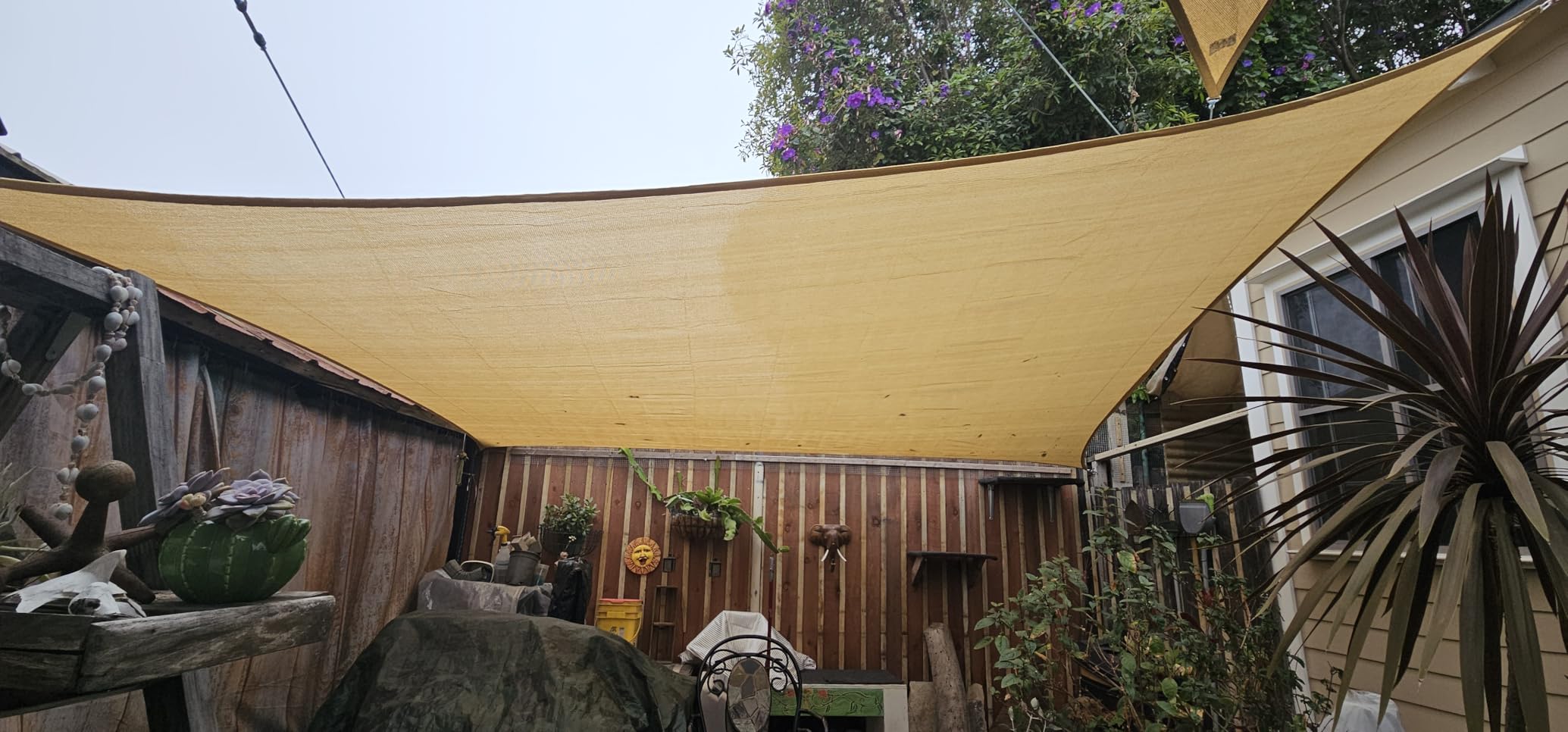 Artpuch Sun Shade Sail 16'X20' Sand Rectangle customer photo 2