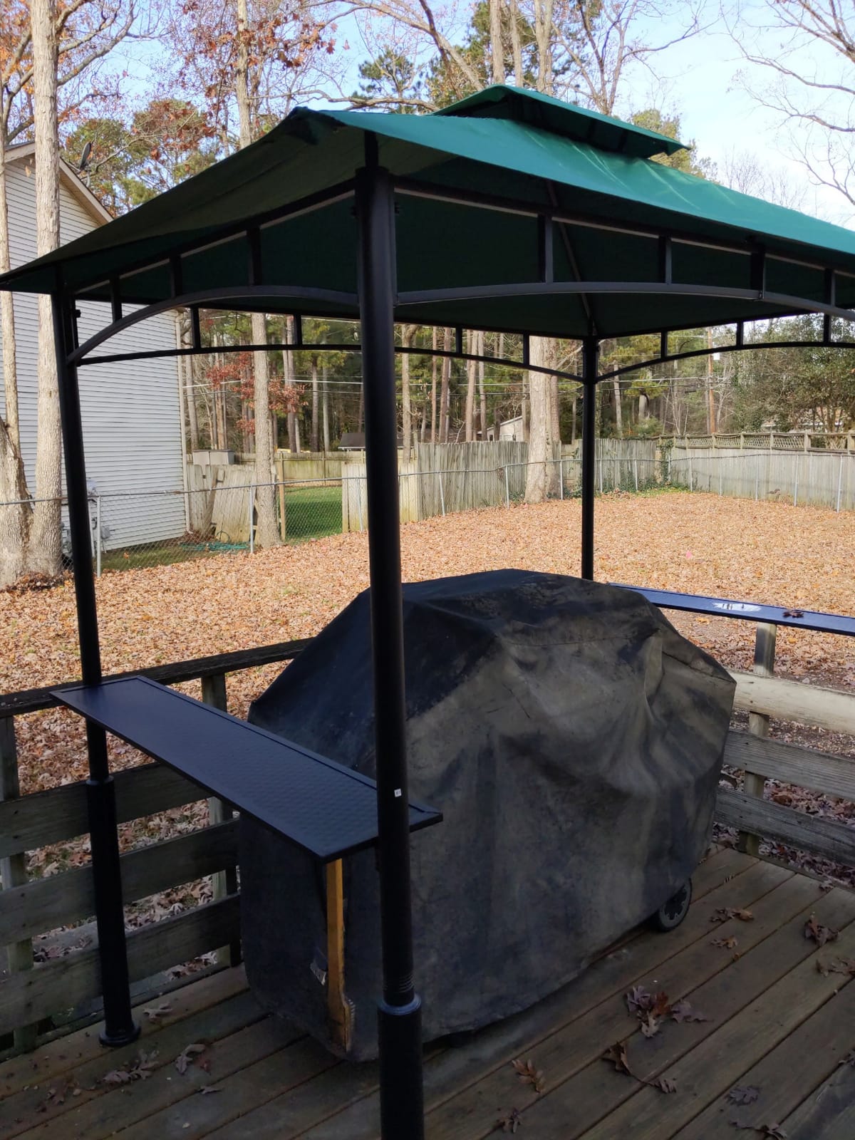 ABCCANOPY 8x5 Grill Gazebo BBQ Shelter with 2 LED Lights, Dark Gray customer photo 1
