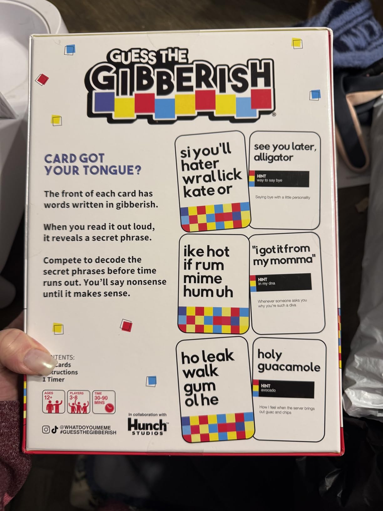 WHAT DO YOU MEME? Guess The Gibberish Card Game for Families by Relatable customer photo 1
