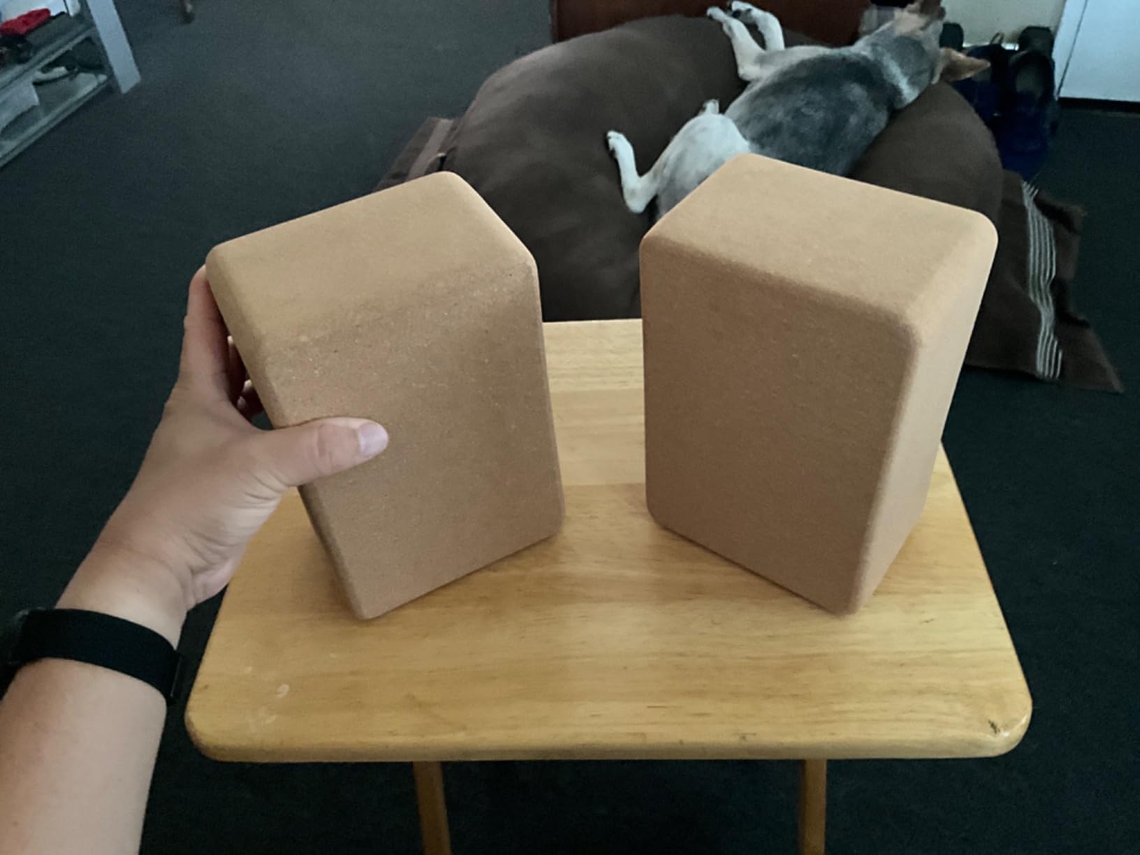 Cork Yoga Blocks 2 Pack Set -Natural Cork from Portugal, 9
