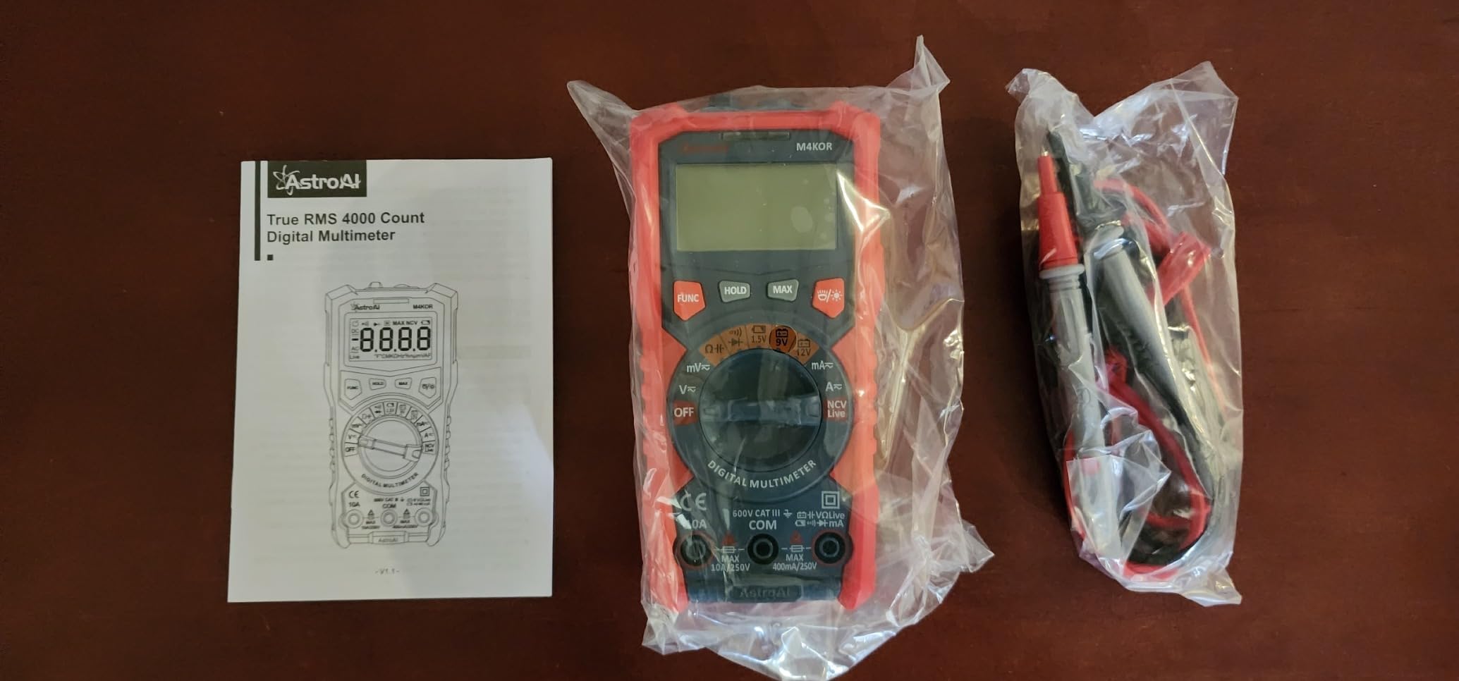 AstroAI Digital Multimeter, TRMS 4000 Counts, Auto-Ranging, Battery Test customer photo 2