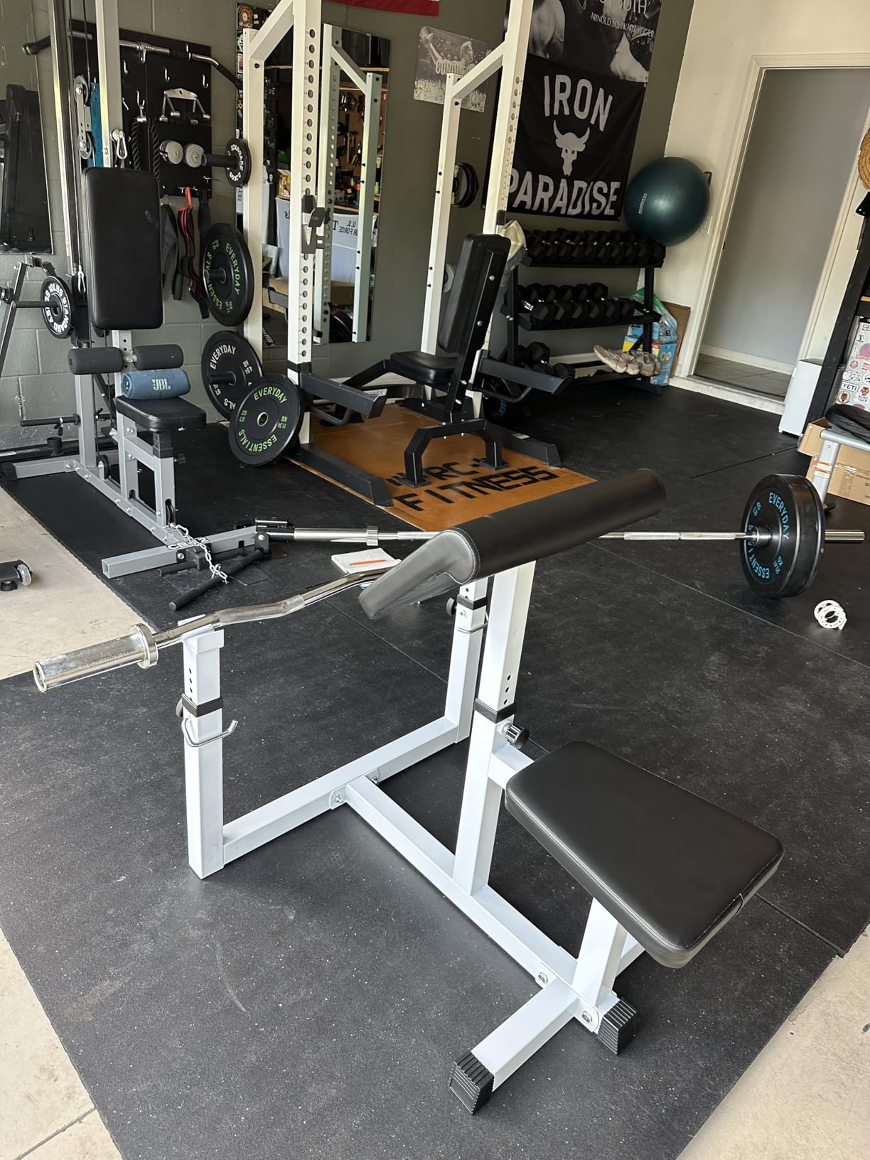 ANT MARCH Preacher Curl Weight Bench, Strength Training Max load 450LBS customer photo 1
