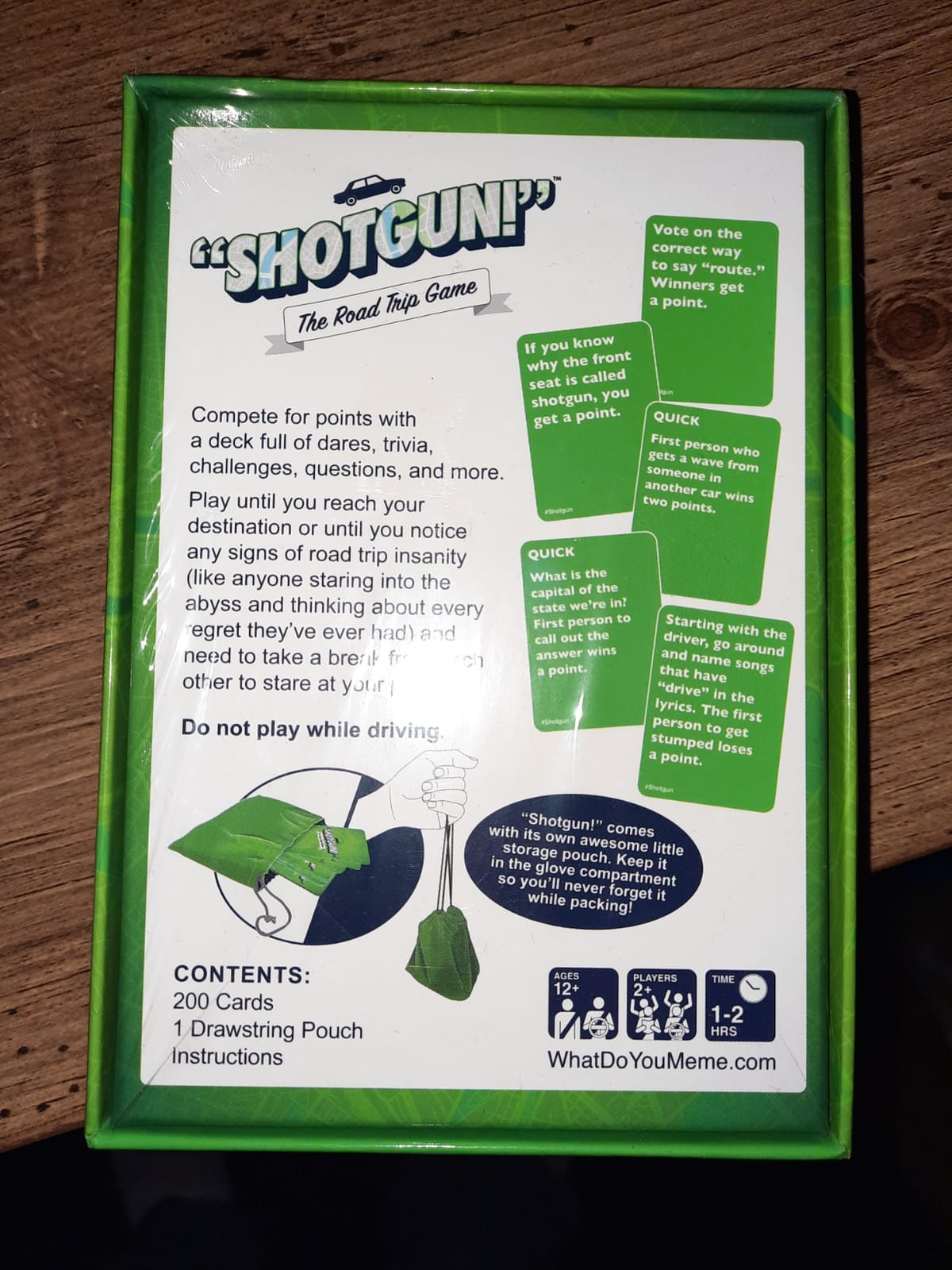 WHAT DO YOU MEME? Shotgun! - The Road Trip Car Game for Families, Travel Games and Road Trip Activities for Kids by Relatable customer photo 2